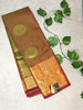 SEMI KANCHIPURAM SILK SAREE - GREEN