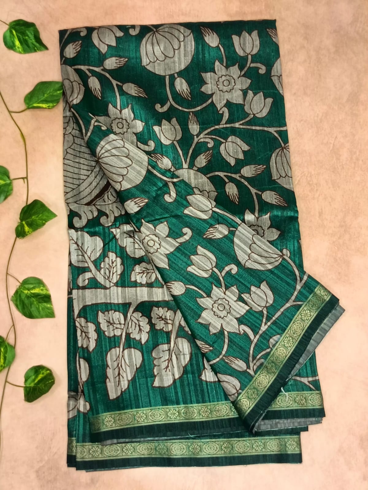 Elegant Printed Synthetic Saree