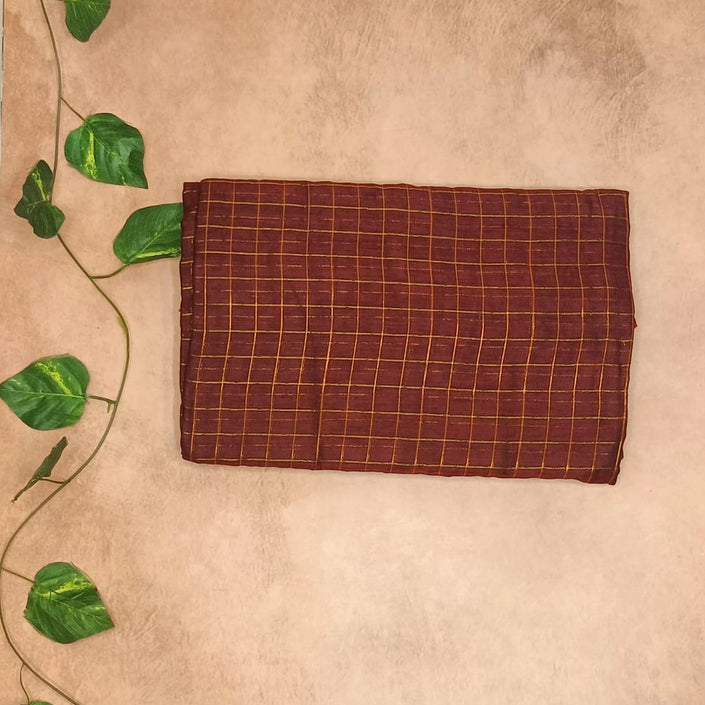 Gadwal Checks Cotton Saree