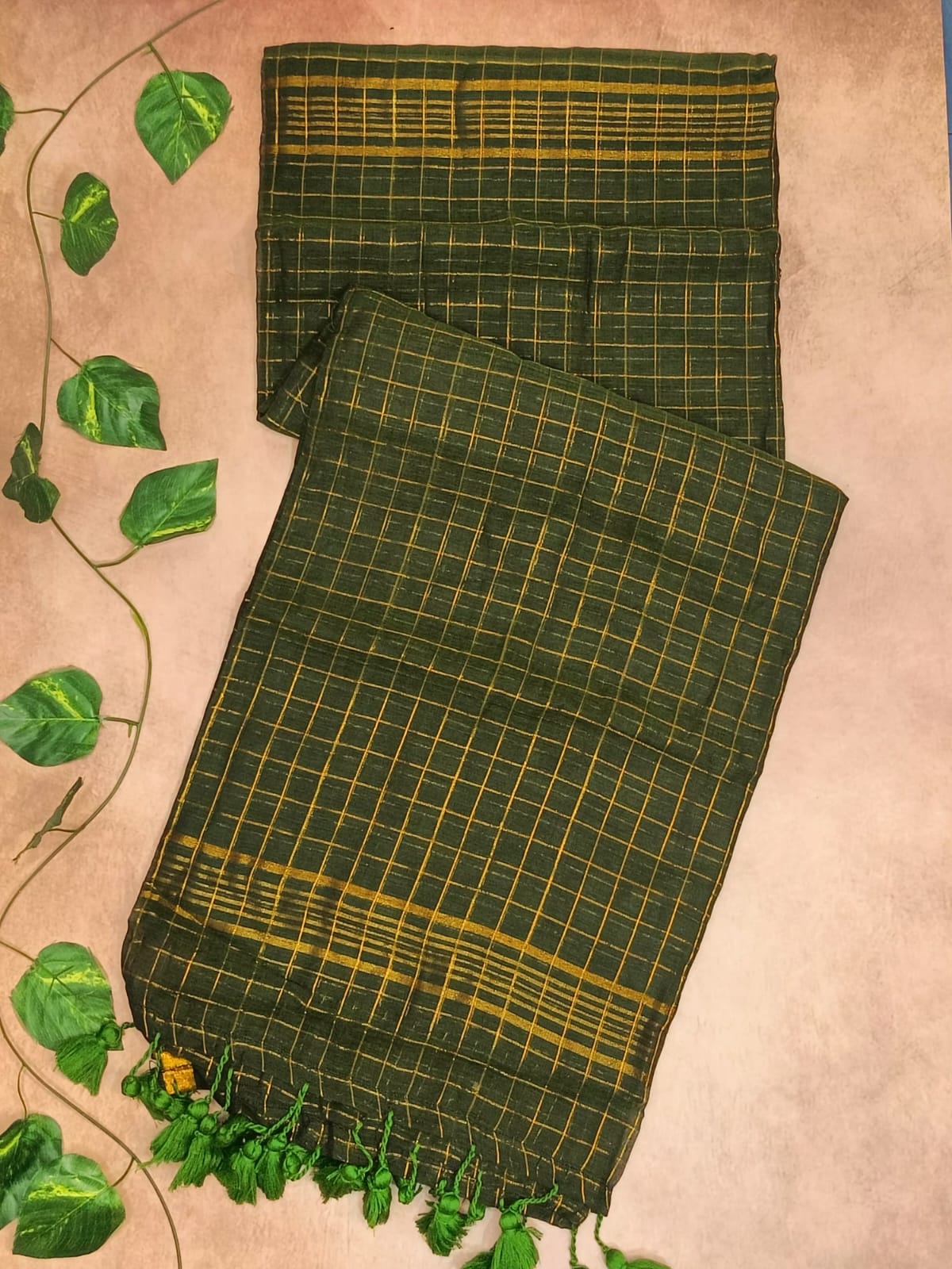 Gadwal Checks Cotton Saree