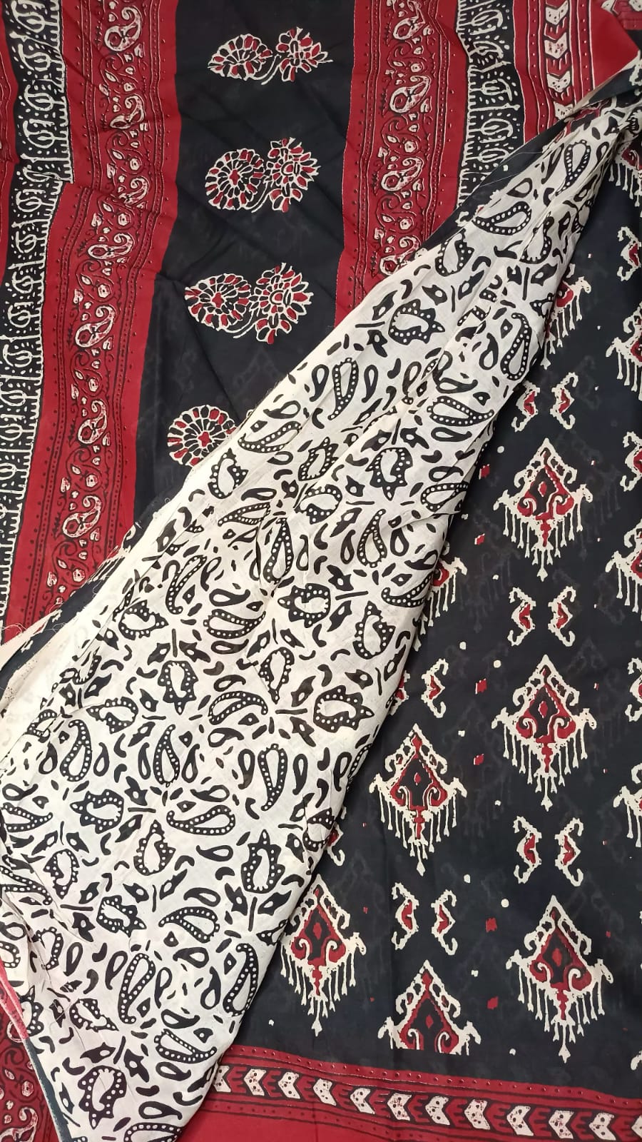 Semi Cotton Bagur Printed Saree