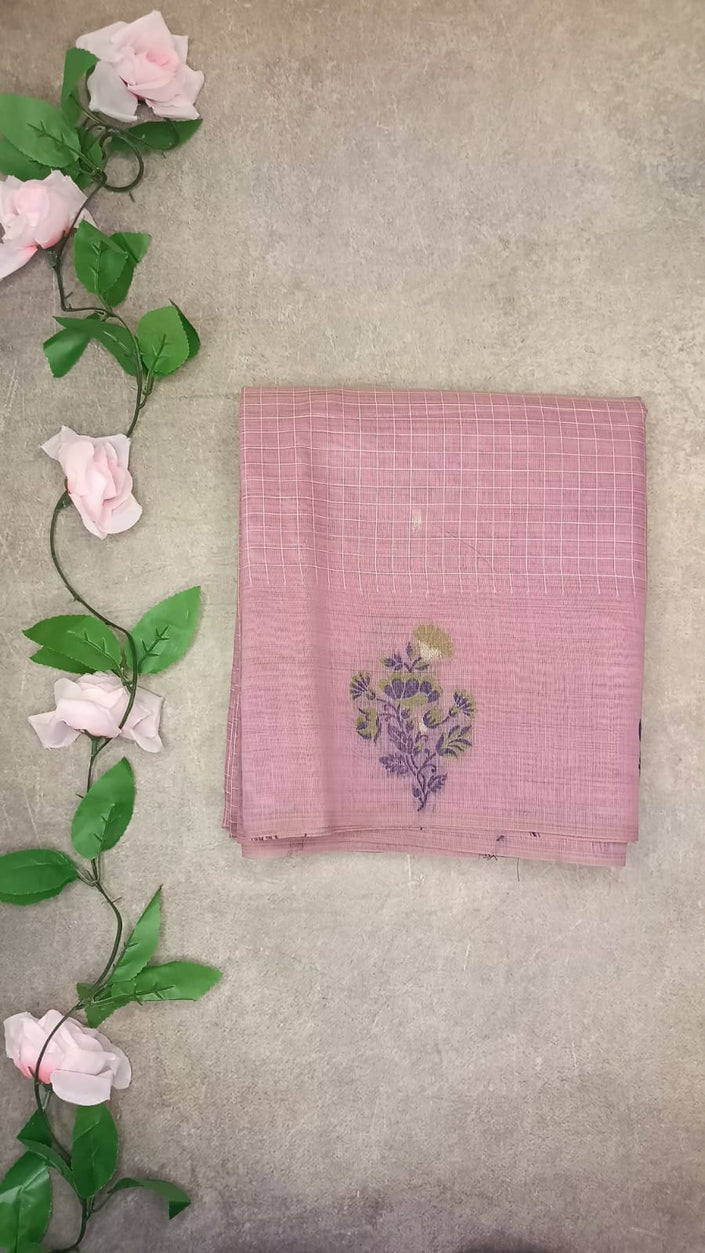 Cotton Checks with Embroidery