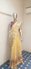 Premium Embroidery Chikankari Work Saree - GOLDEN ELEGANCE