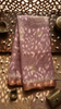 Pure Linen Saree with Elegant Stitch Work