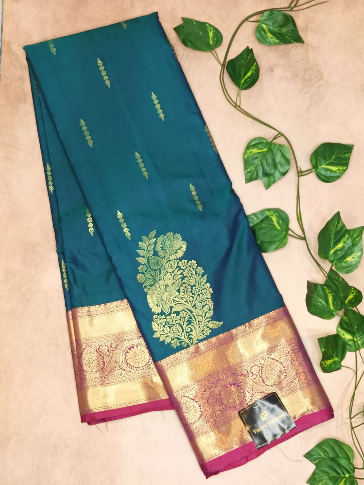 SEMI KANCHIPURAM SILK SAREE - PREMIUM QUALITY